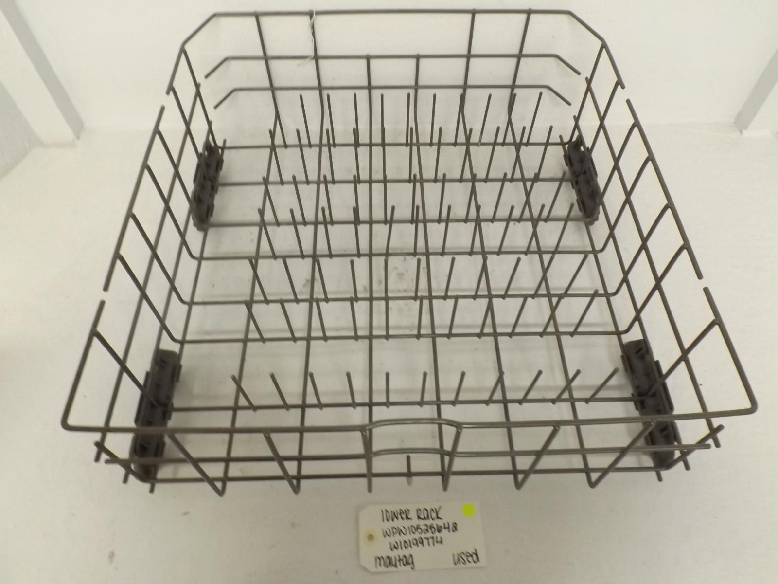 Maytag Dishwasher WPW10525642 W10199774 Lower Rack Used Maytag Dishwasher WPW10525642 W10199774 Lower Rack Used